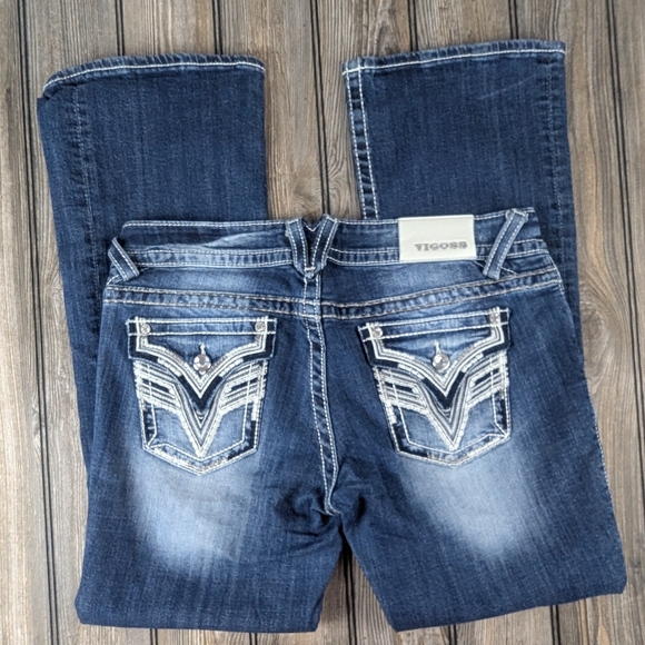 Vigoss The New York Bootcut Size 9/10 Distressed In Super Condition - Picture 3 of 14